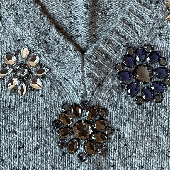 J.Crew Wool V-neck Pullover Sweater - Picture 4 of 9